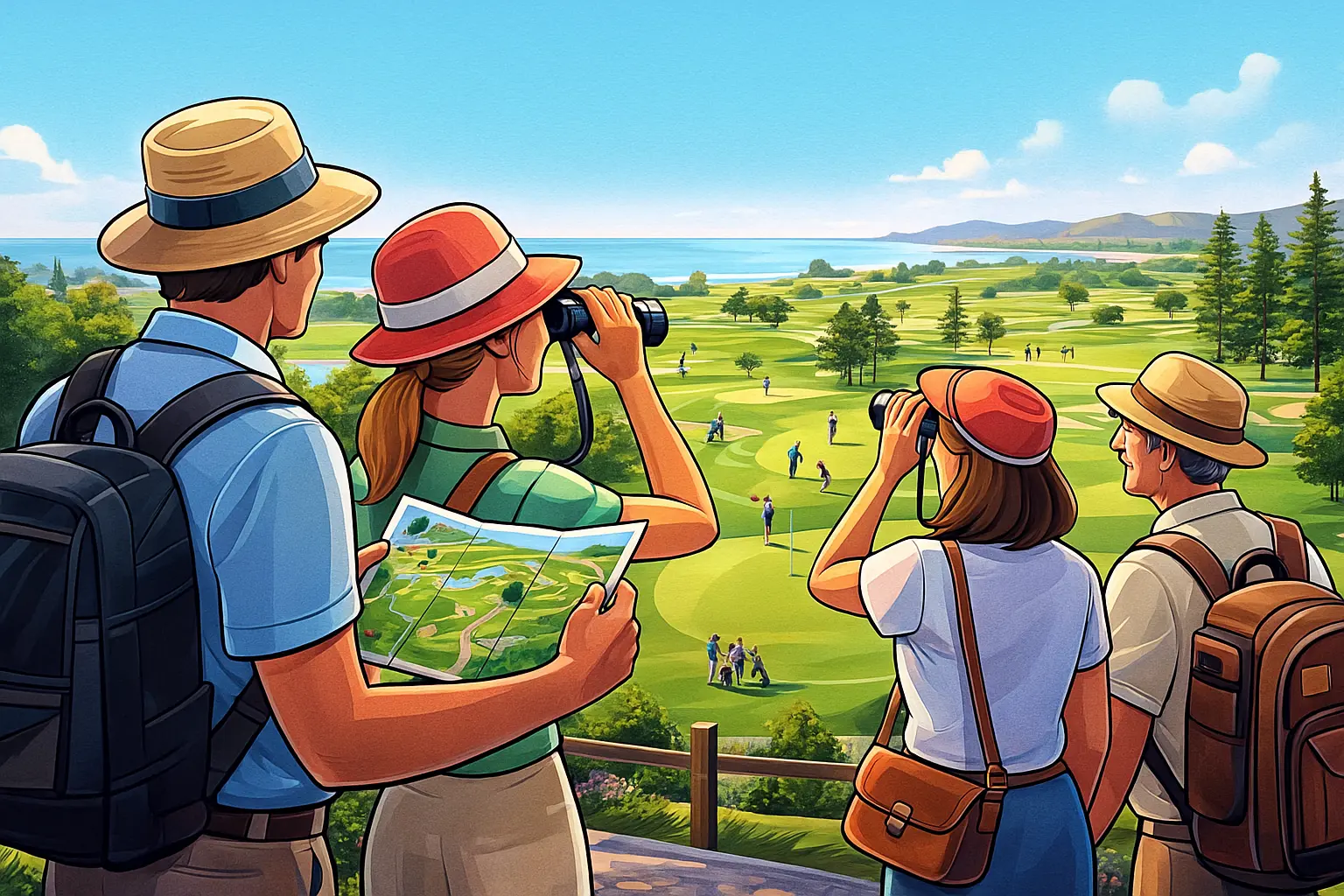 Learn about the golf journey, what happens at a golf course